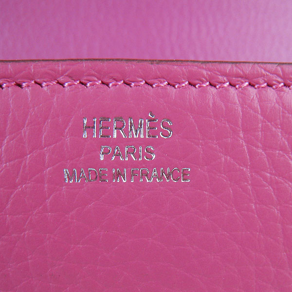 7A Hermes Oxhide Leather Message Bag Peach H017